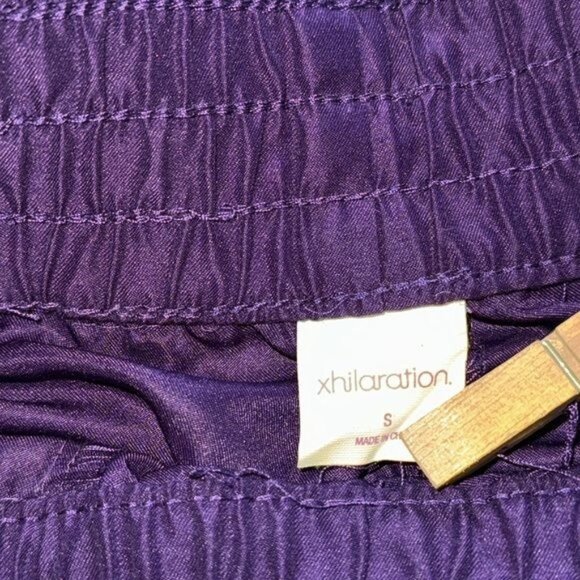 Xhilaration Purple Athletic Shorts Womens S Lightweight Polyester Elastic Waistb - Picture 2 of 7